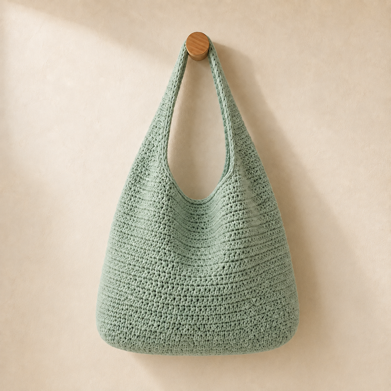 Crochet Hobo Bag Pattern – 3 Sizes Small, Medium & Large