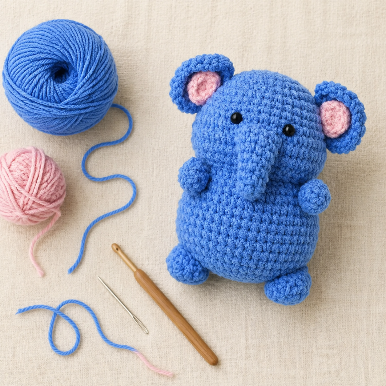 12-in-1 Chubby Animal Amigurumi Crochet Pattern