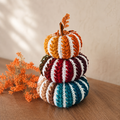 Crochet Pumpkin Pattern - Fall Home Decor in 3 Sizes