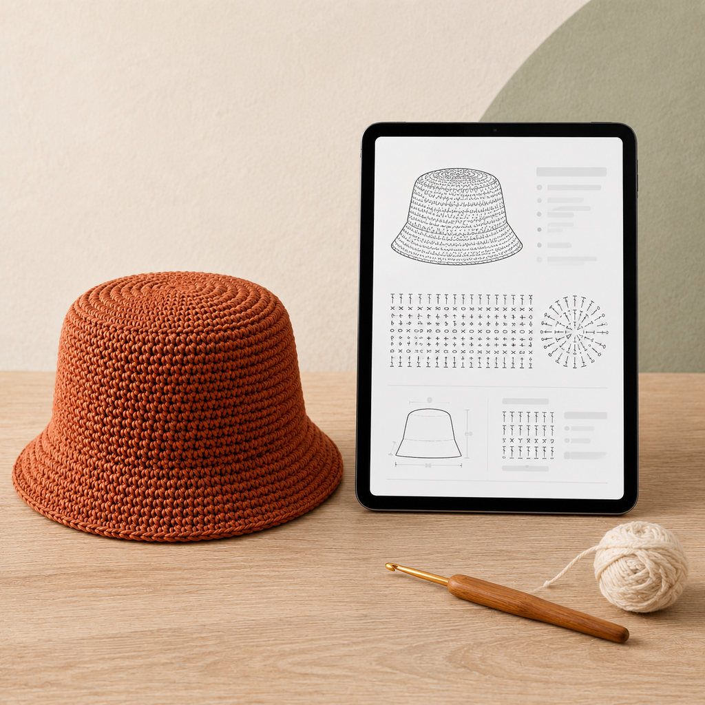 Crochet Bucket Hat Pattern – Easy Summer Hat