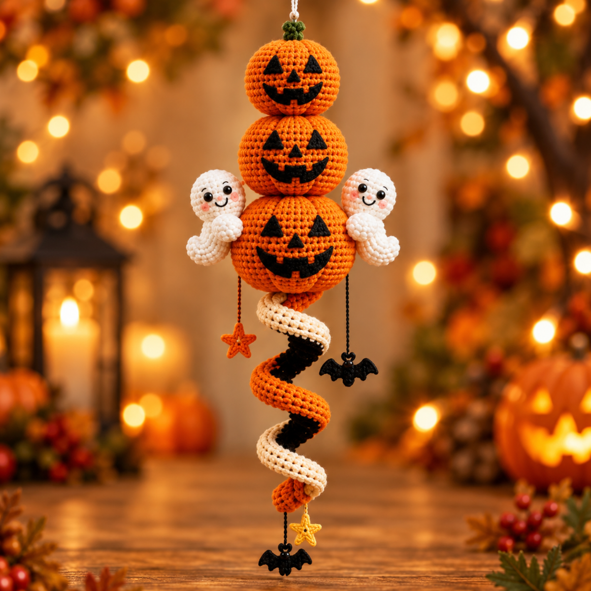 50+ Spiral Crochet Ornament Patterns Bundle – Christmas, Halloween & More