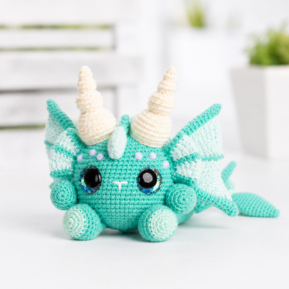 Elemental Baby Dragons Amigurumi Bundle – 4 Cute Dragon Plush Patterns