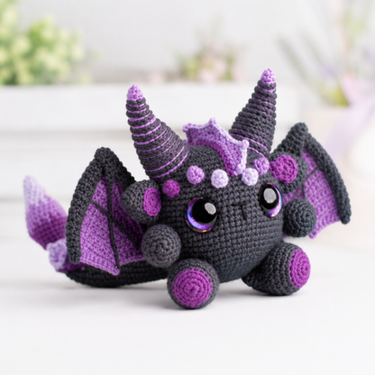 Elemental Baby Dragons Amigurumi Bundle – 4 Cute Dragon Plush Patterns