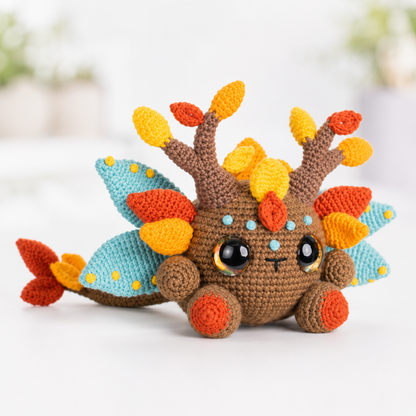 Elemental Baby Dragons Amigurumi Bundle – 4 Cute Dragon Plush Patterns